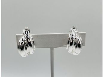 Silver Tone Clip-on Earrings