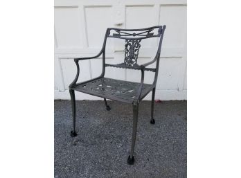 Vintage Cast Metal Patio Chair