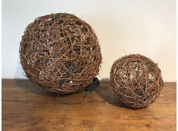 Decorative Twig Spheres