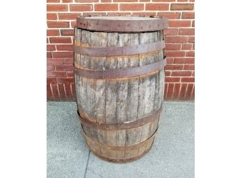 Vintage Oak Whiskey Barrel