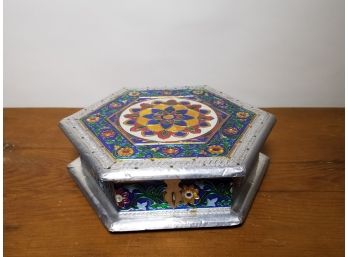 Tinned Moroccan Jewelry Box
