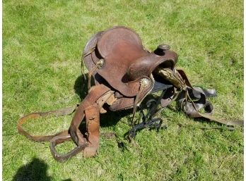 Vintage Leather Saddle