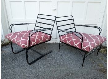 1940's His And Hers Woodard Patio Chairs
