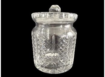 Vintage Waterford 'Hibernia' Cut Crystal Biscuit Jar