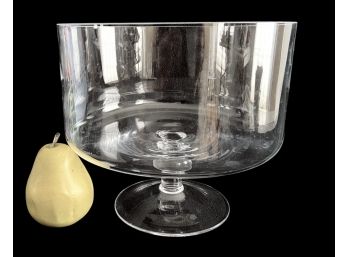 Large Pedestal Glass Trifle Dish