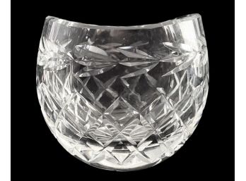 Mid Century  Waterford 'Glandore'oval Cut Crystal Vase