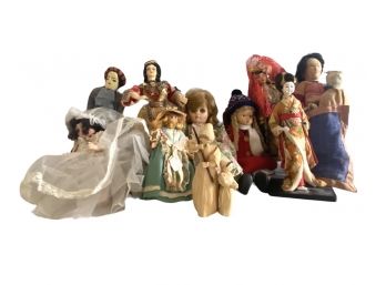 A Collection Of Antique And Vintage Dolls From Around The World