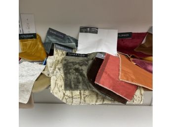 A Collection Of Upscale Home Deck Sample Fabric Swatches (T)