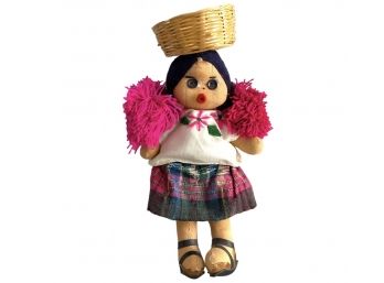1990's Mexican Folk Art Doll
