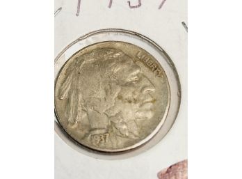 Sweet....1937 Buffalo Nickel (87 Years Old)