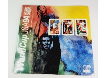 1994 World Cup Soccer US Stamp Folio Never Opened Scott 2834-36