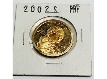 2002-S PROOF Sacagawea Golden Dollar