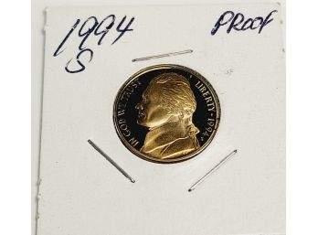 1994-S PROOF Jefferson Nickel