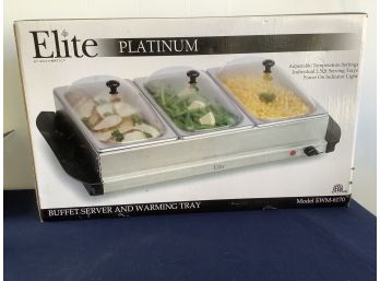 Elite Platinum Buffet Server And Warming Tray