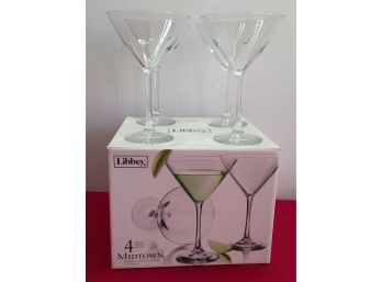 Libbey Midtown Martini Glass Set Of 4