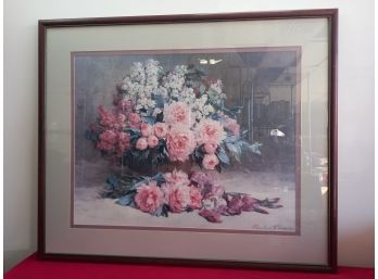 Pauline Caspers Signed Floral Print