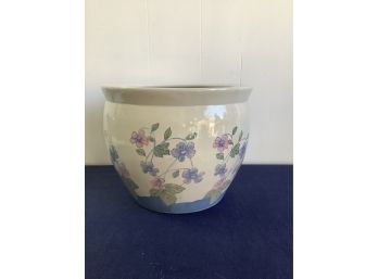 Floral Pottery Planter