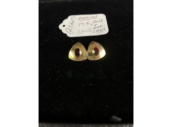 14KT Gold Earrings  (2.7 DWT) J15