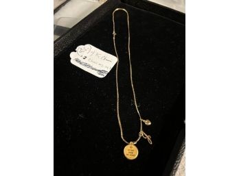 14 KT Chain With Three Charms (3.1 DWT) J13