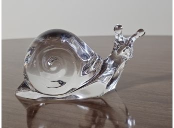 Snail In Crystal By Baccarat