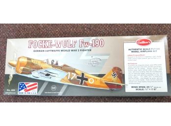 German Military Plane Model Kit  Focke-Wulf FW-190