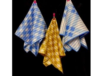 Trio Of Matching/complimentary Style Glentex Scarves