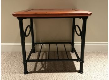 Pine Top Side Table