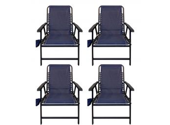 Group Of 4 Outdoor Chairs By Caravan Sports