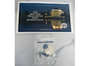 2020 West Point Special Edition Proof Jefferson Nickel