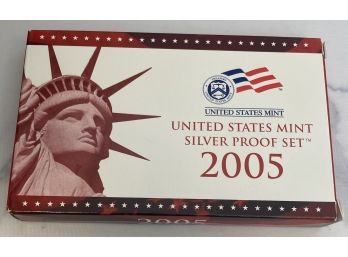 2005 United States Mint Silver Proof Set