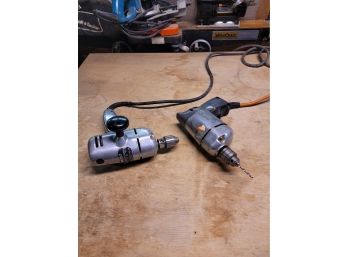 Vintage Shop Tools-  Products Of Black & Decker - 5' Sander - Polisher And A Power Drill