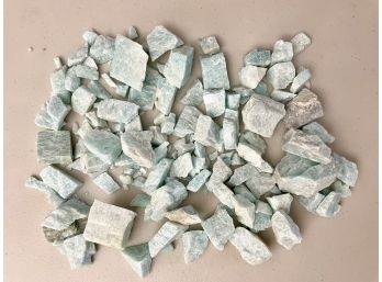 Collection Of Raw Amazonite, 1 Lb 3.8oz