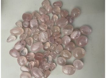 Collection Of Polished Rose Quartz, 2 Lb 3.9oz