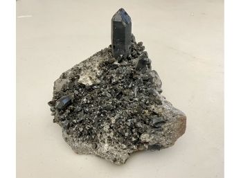 Black Quartz Druzy Specimen,  2 Lb 15oz