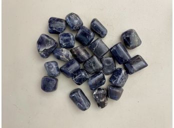 Collection Of Iolite Tumbled Stones, 13.1oz