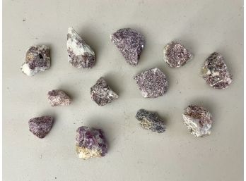 Collection Of Raw Lepidolite, 9.8oz