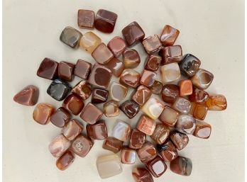 Polished Mixed Group Including Carnelian Agate, 1 Lb 0.5oz