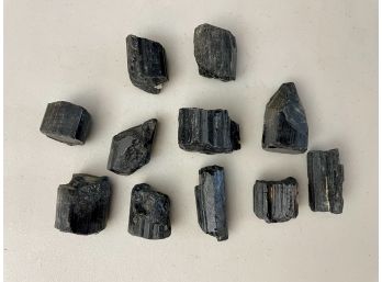 Collection Of Black Tourmaline, 1 Lb 0.3oz