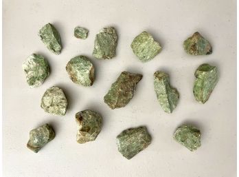 Collection Of Raw Chrysoprase, 11.5oz