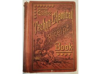 1890 Techno Chemical Receipt Book