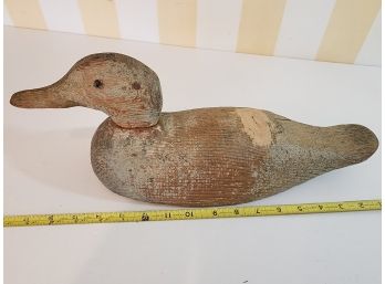 17 In Antique Duck Decoy