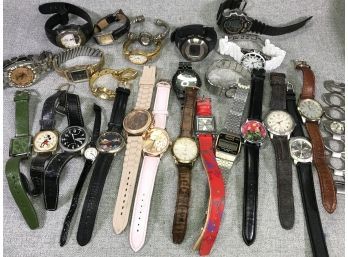 Lot (2 Of 3) BIG Lot Of Assorted Watches - Mens / Ladies - Newer / Older - Some Work   Some Don't - OVER 30
