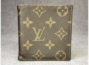 Guaranteed Genuine Mens LOUIS VUITTON Window Wallet - Nice Condition - Made In France - Absolutely Authentic