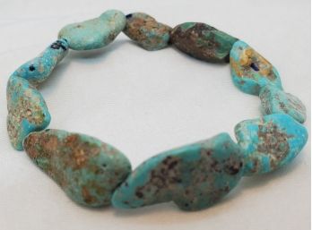 105 Ct Beautiful Southwest Arizona Turquoise Stretch Bracelet