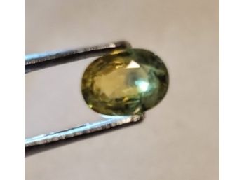 0.72 Ct Tested Oval Blue/Yellow Australian Sapphire