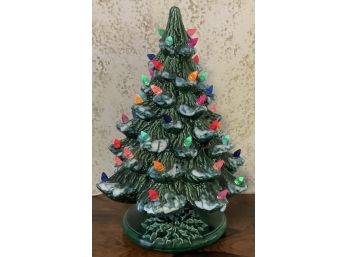 Vintage Old Fashioned Ceramic Christmas Tree