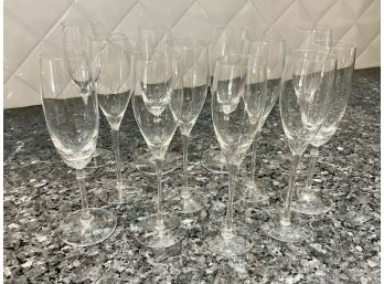 Mixed Sets  Of 12 Champagne Flutes