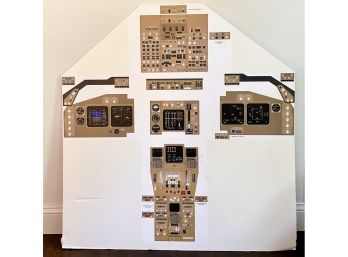 Boeing 747-400 Cockpit Panel Training Display - Large - 40 In X 37 In