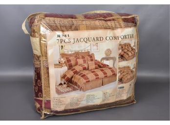 Jewel 7 Piece Jacquard Queen Size Bed In A Bag