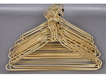 Collection Of 25 Gold Metal Hangers (1 Of 3)